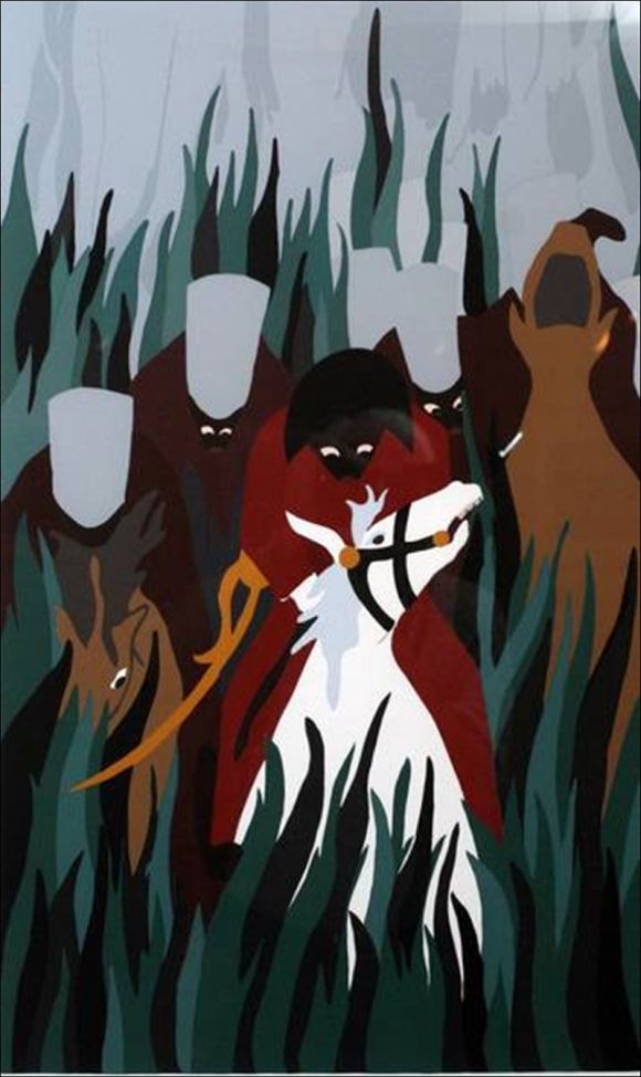 Jacob Lawrence, The Capture, late 1930s