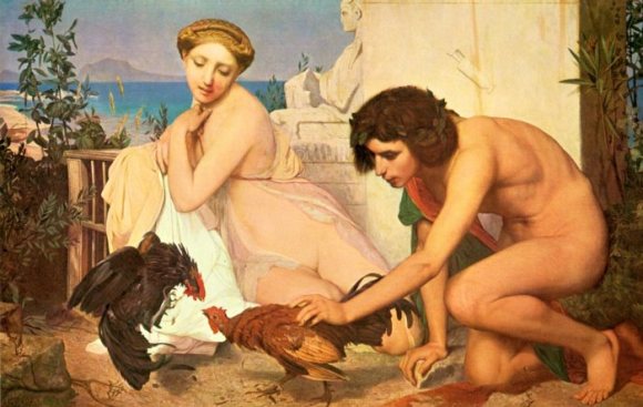 Jean-Leon Gerome, Cock Fight, 1847