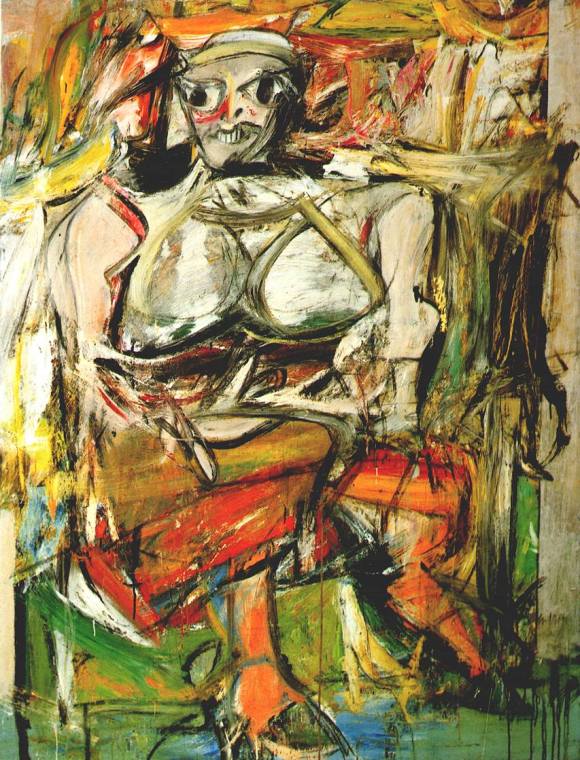Willem De Kooning, Woman 1, 1950-1952